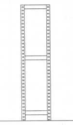 Fiancata Scaffale L 40 H 300 - immagine 2