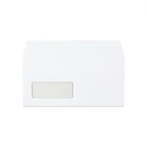110x220 mm (DL) Busta bianca con finestra